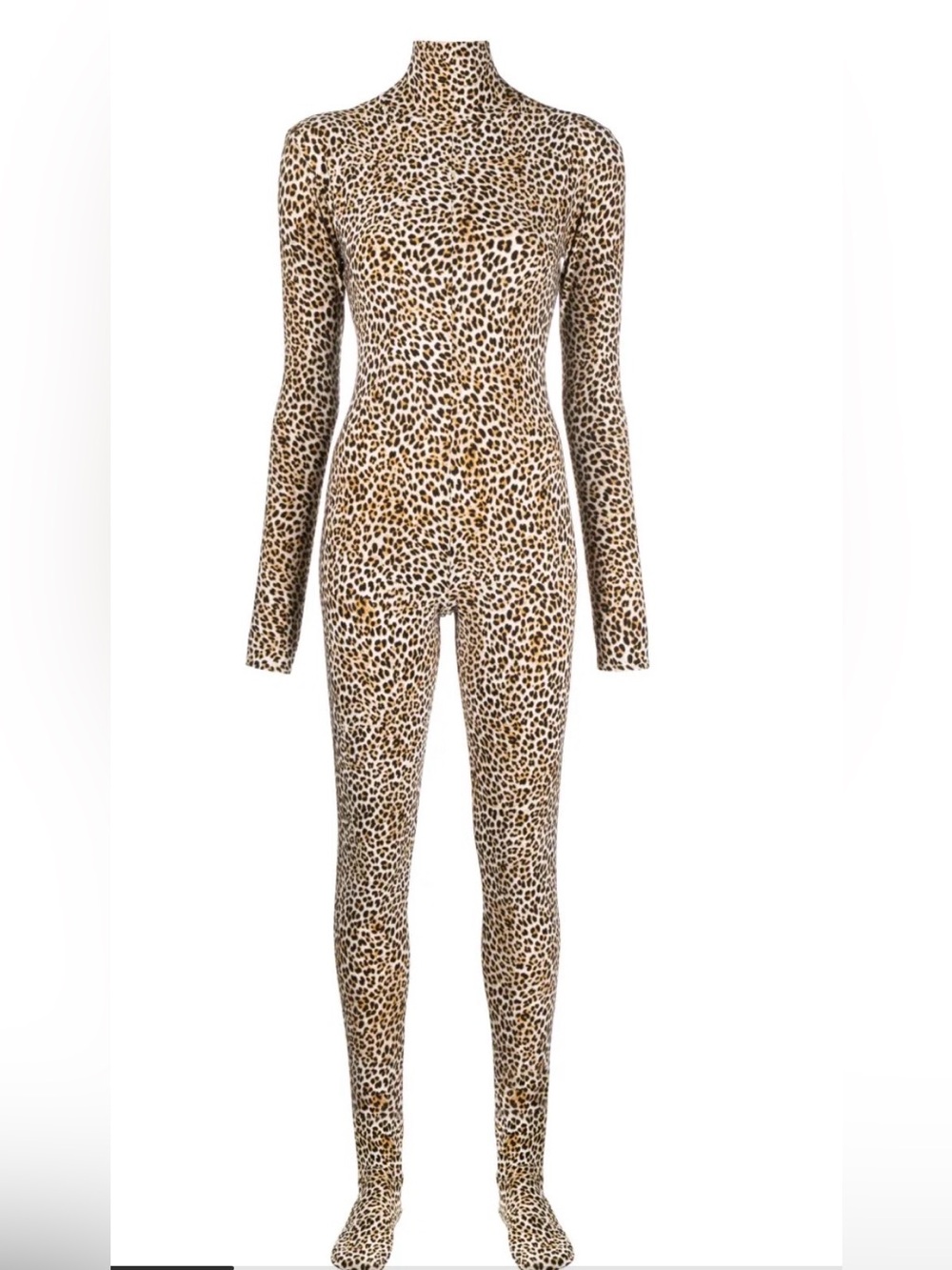 Norma Kamali Slim Fit Turtle Catsuit With Footsie open back size xs/34